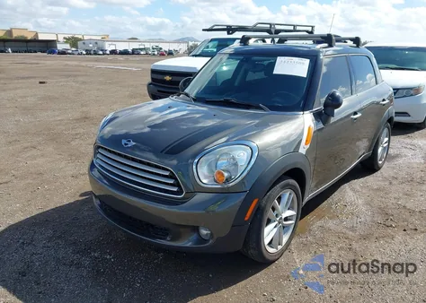 2013 Mini Countryman Cooper z USA, uszkodzony, nr VIN WMWZB3C53DWM08227